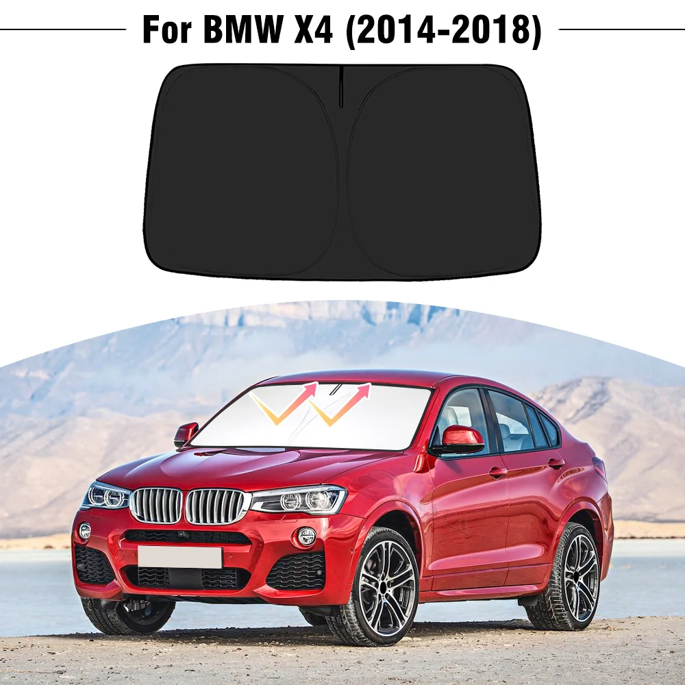 

For BMW X4 2014 2015 2016 2017 2018 Car Windshield Sunshade Cover Front Window Sun Shade Visor UV Protection Accessories