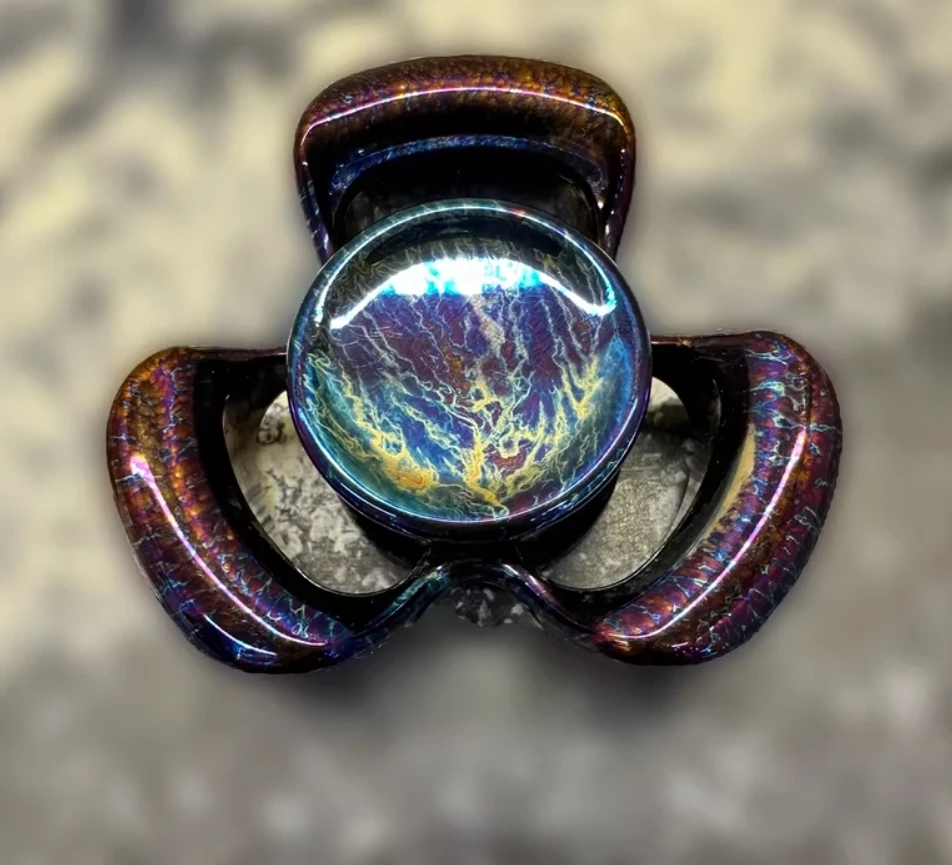 

Б/У EDC KAP Horizon Mega Titanium Storm гироскоп на кончике пальца Декомпрессионные игрушки