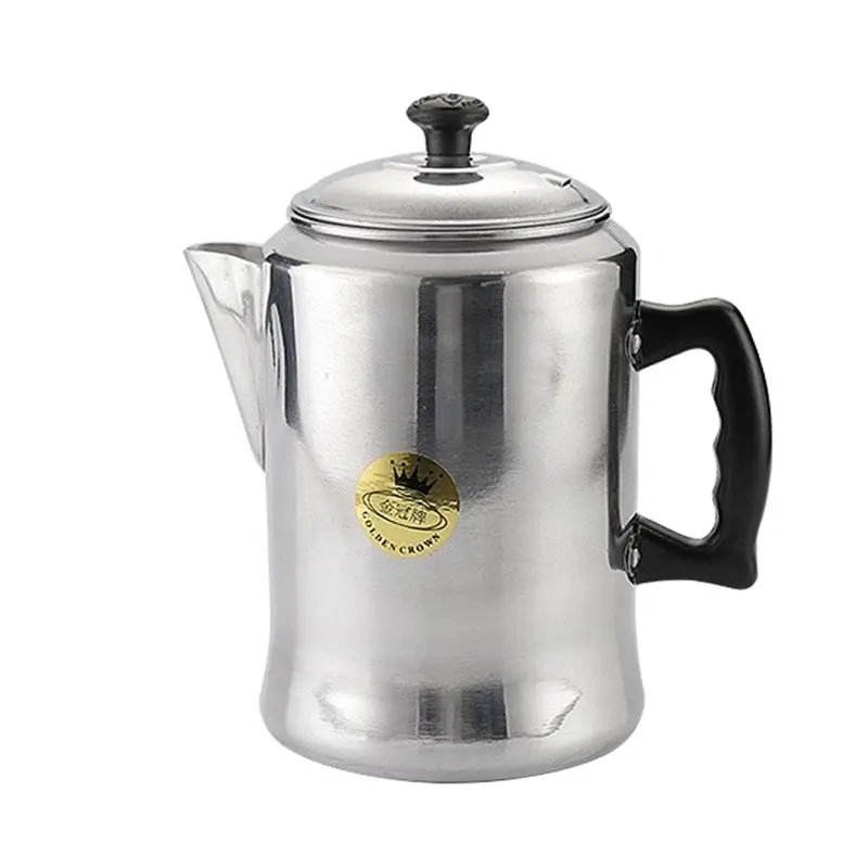 Aixiangru percolador de café de 16CM cafetera italiana tetera de té Espresso de 3L, hervidor de té de burbujas para elaboración a mano,cafe