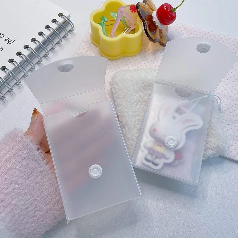 

Portable Mini A8 Storage Box Transparent Pocket Storage Box Large Capacity Photocard Storage Box Dustproof Photo Card Organizer