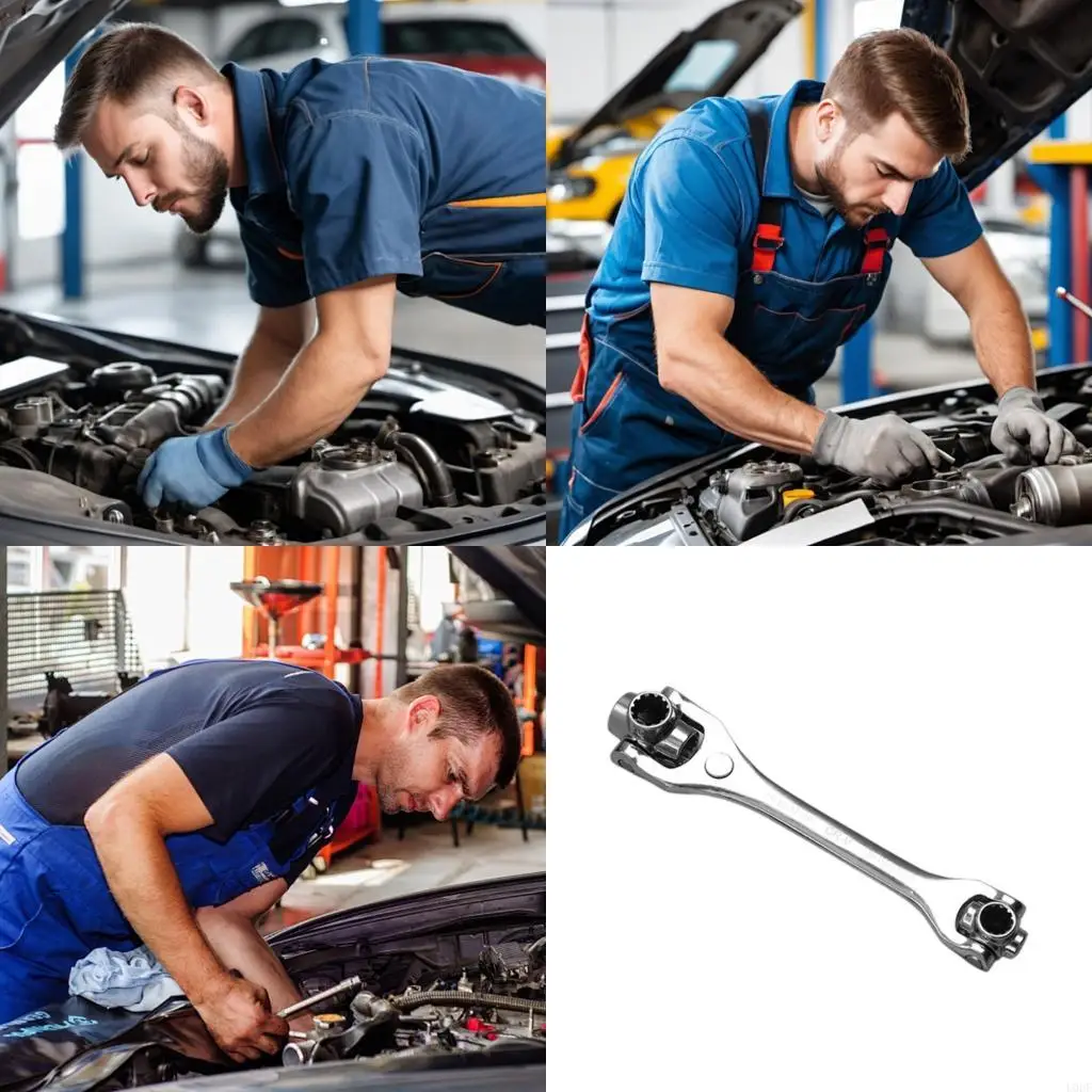 

360Degree Rotating Spanner MultiSize Alloy Steel Mechanic Hand Tool