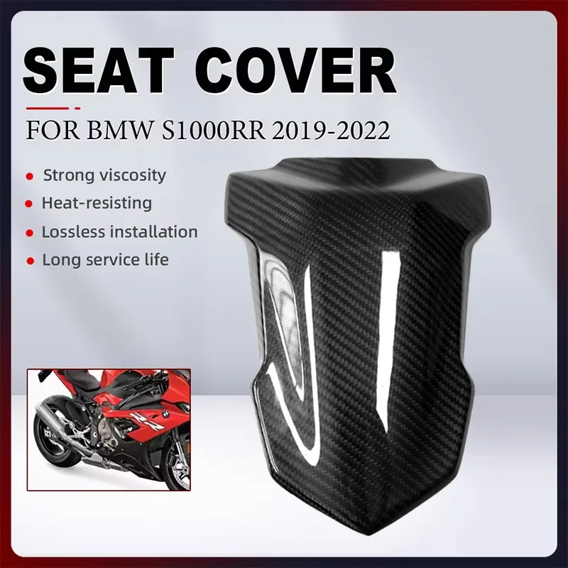 

Rear Seat Cover For BMW S1000RR S1000 RR 2019-2022 Carbon Fiber Motorcycle Passenger Seat Cover Rear Tail Section Fairing Cowl