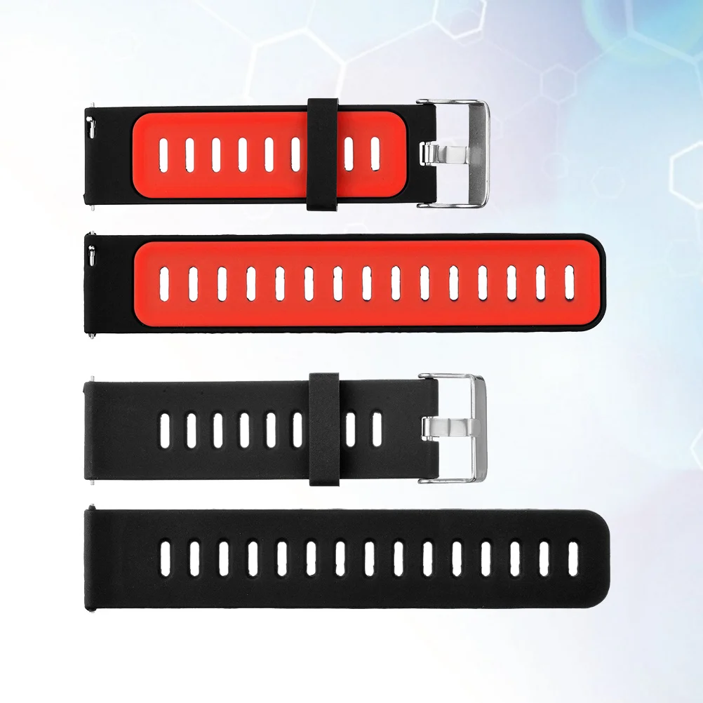 

1Pcs Premium Red White Silicone Watch Band Breathable Waterproof Durable for Gear S3 Galaxy Watch Silicone Watchstrap