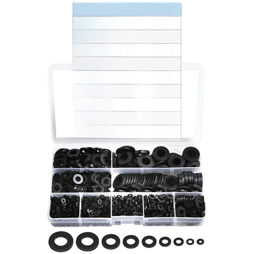 Plastic Insulating Washer Set of 1200pcs Nylon Spacers for M2 to Fasteners for Use in Technical and Industrial Applications