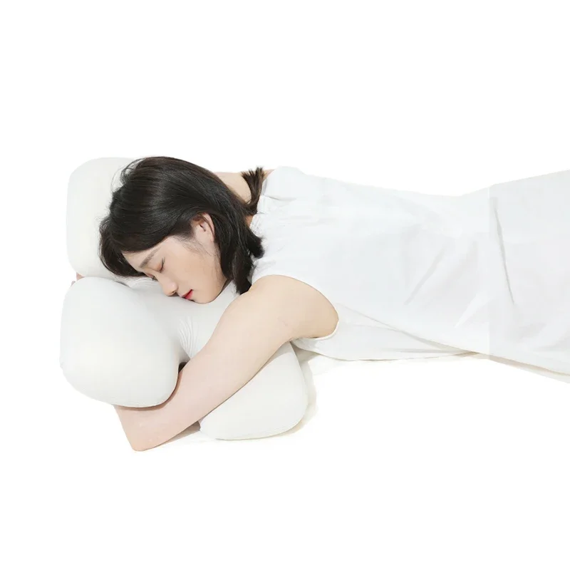 New Neck Support Pillow for Home & Dorm Use - Unique Shape with Memory Foam for Shoulder Care & Side Sleeping