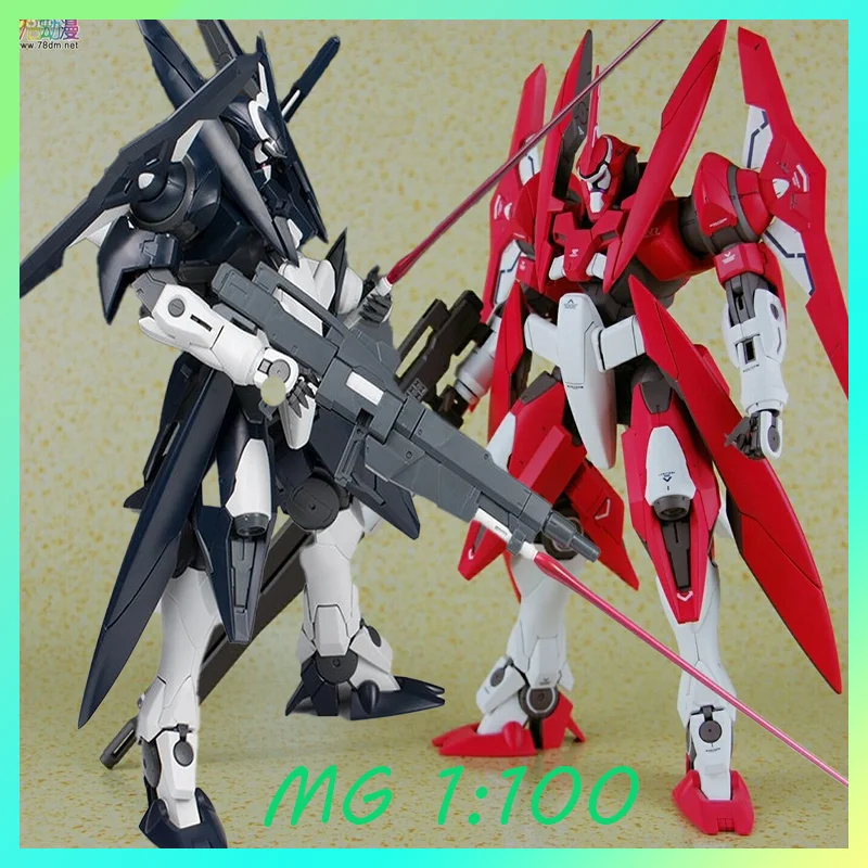 

【В НАЛИЧИИ】GN-X MG 1/100 Phantom Model G001/G002 GNX-604T Черно-красная цветная сборная модель Шарнирная фигурка Модель робота