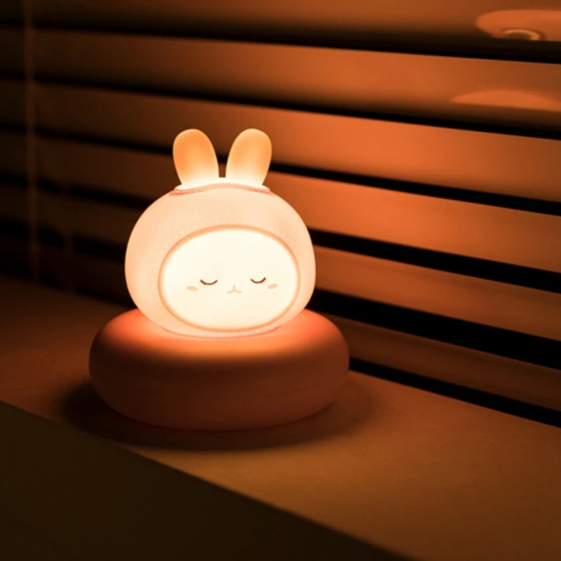 ไฟกลางคืนแบบ USB ชาร์จไฟได้สำหรับเด็ก, ดีไซน์แมวของขวัญน่ารักสำหรับเด็กทารกเด็กผู้หญิงเด็กผู้ชายการ์ตูนตกแต่งห้องสำหรับเด็ก