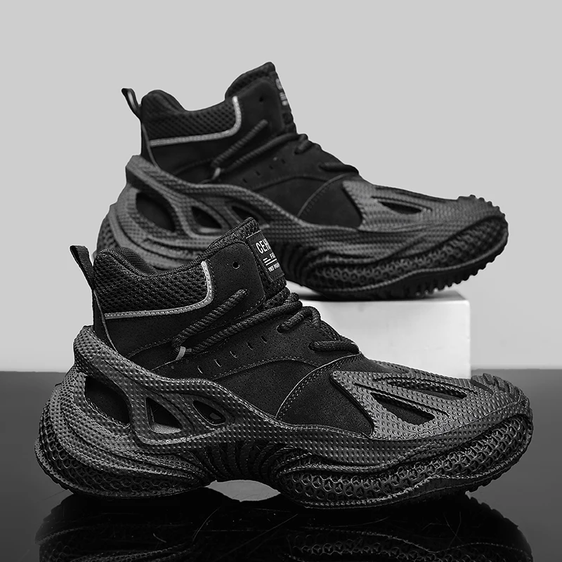 

New Motorcycle and Ankle Boots Waterproof Boots Men Leather Shoes Men Casual Boot Bota Masculina Men's High-top Fashion Shoes