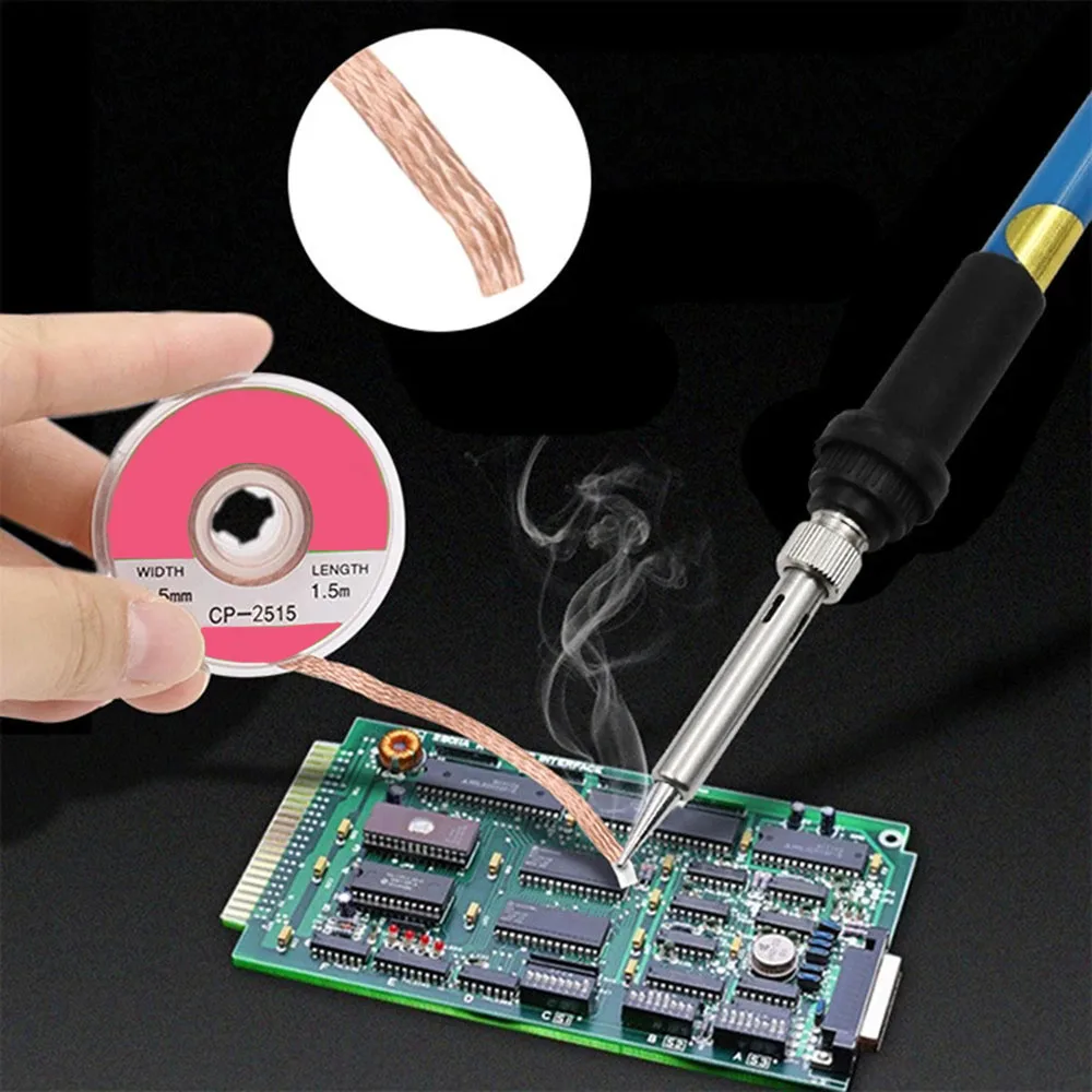 10PCS Solder Wire Suction Tape, Desoldering Wire, Desoldering No-clean Desoldering Device,No-Clean Solder Braided Wicks