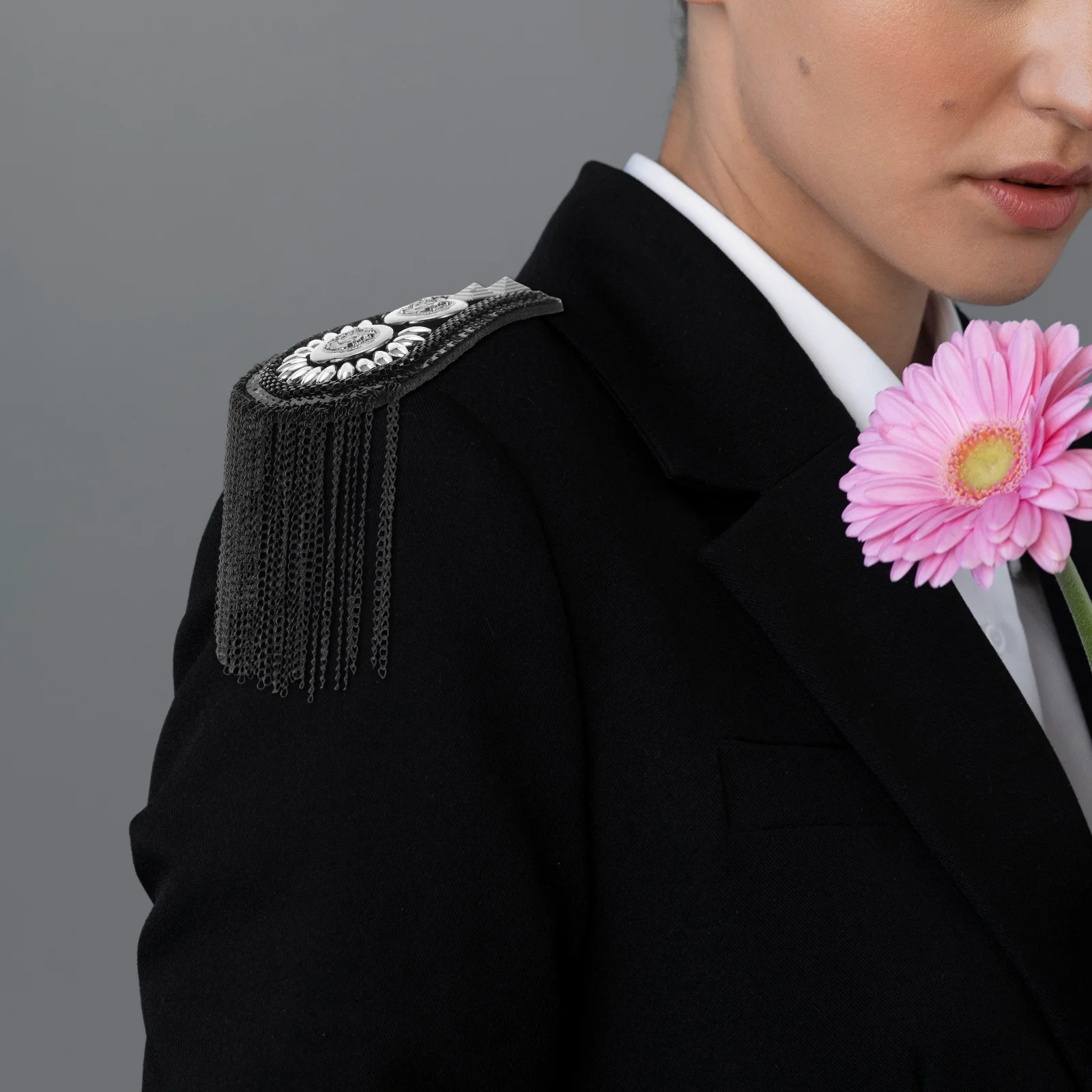 

2pcs Tassel Epaulettes Shoulder Jewelry Fabric Trim Fringe For Costume Uniform Accessories Women Men Apparel Decor Handicraft