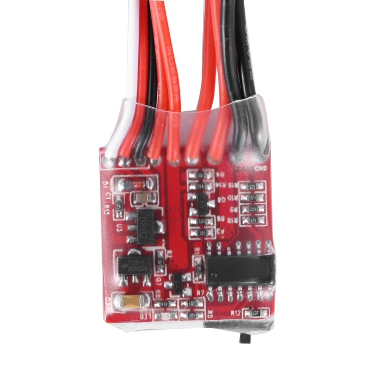 Controlador de velocidad cepillado ESC Bustophedon 3X 20A para barco de camión de coche RC