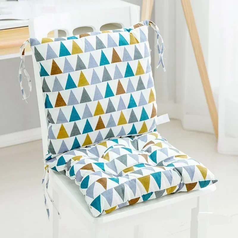 One-piece chair cushion Sofa Cotton Thick Cushion Bedroom Warm Dining Chair Printed Cushions Chair Home Decorative Cushion