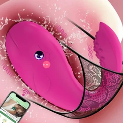 APP Remote Control Female Vibrator Egg Wireless Bluetooth G Spot Dildo for Women Wearable Clit Female Panties Sex Toys for Adult