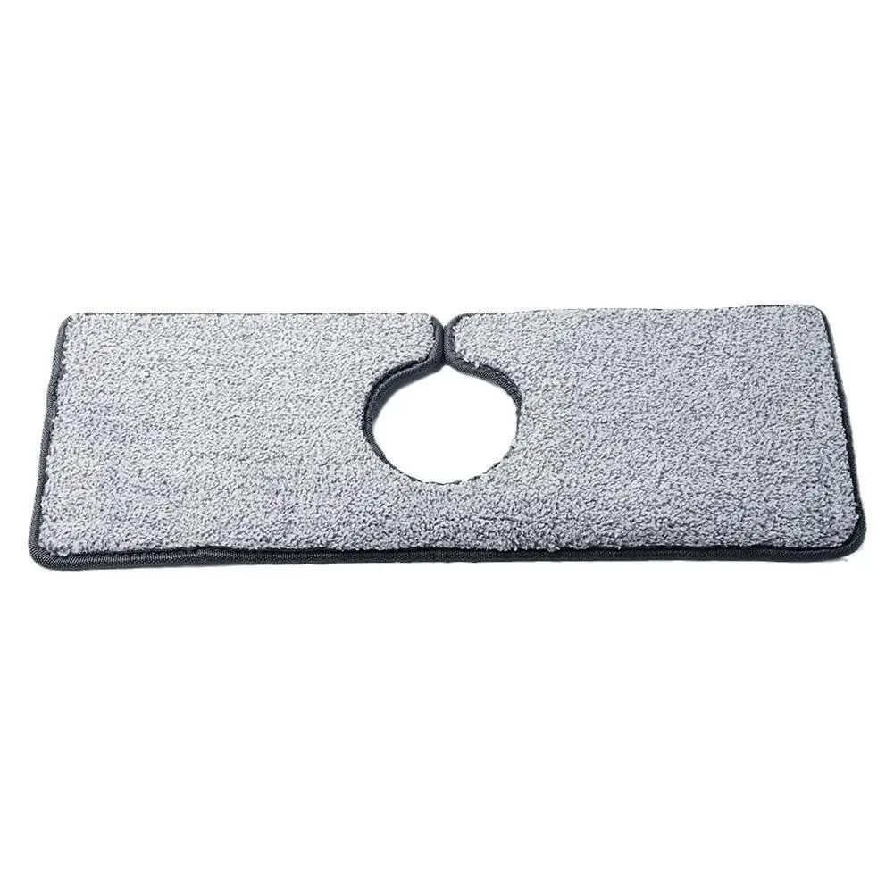 Kitchen Faucet Absorbent Mat Washable Sink Splash Guard Microfiber Faucet Splash Catcher Countertop Protector Kitchen Bathroom