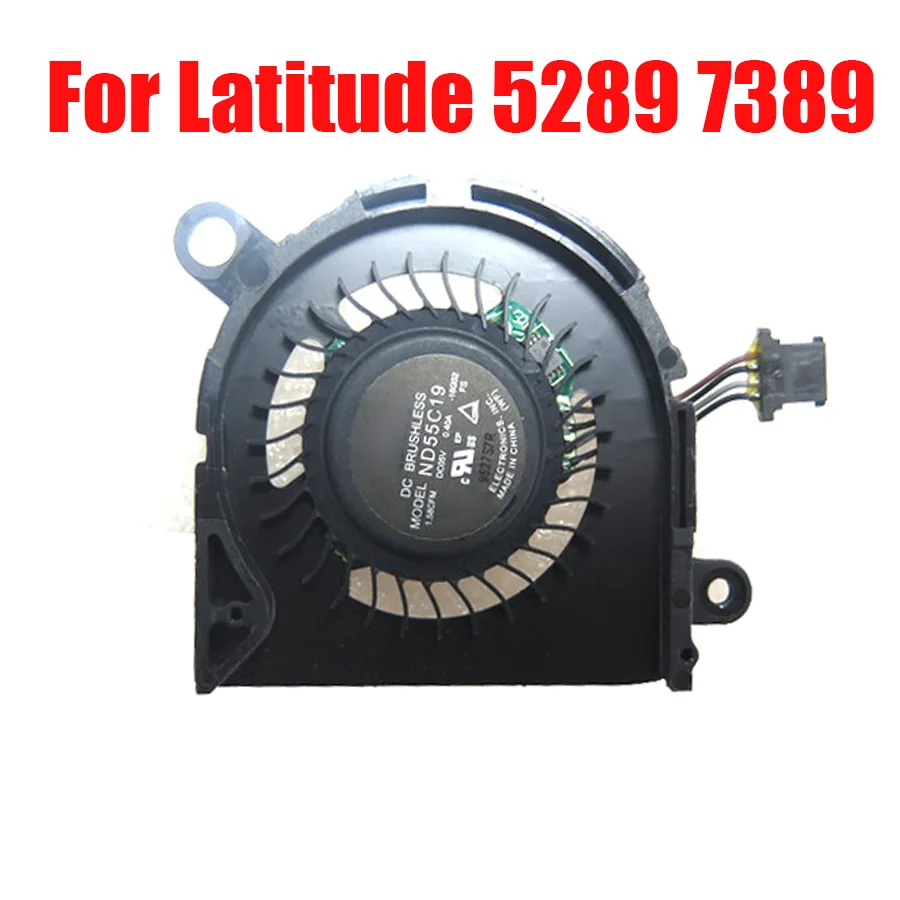 

Laptop CPU Fan For DELL For Latitude 5289 7389 ND55C19-16G02 DC05V 0.40A New