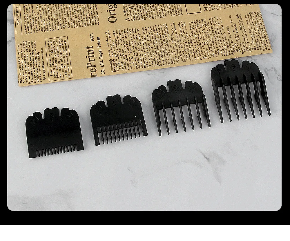 2/3/4Pcs Grenze Kamm Für Wahl Haar Clipper 1,5mm 3mm 4,5mm Professionelle schneiden Guide Kämme Haar Trimmer Positionierung Kamm Y0907 – Detail 14