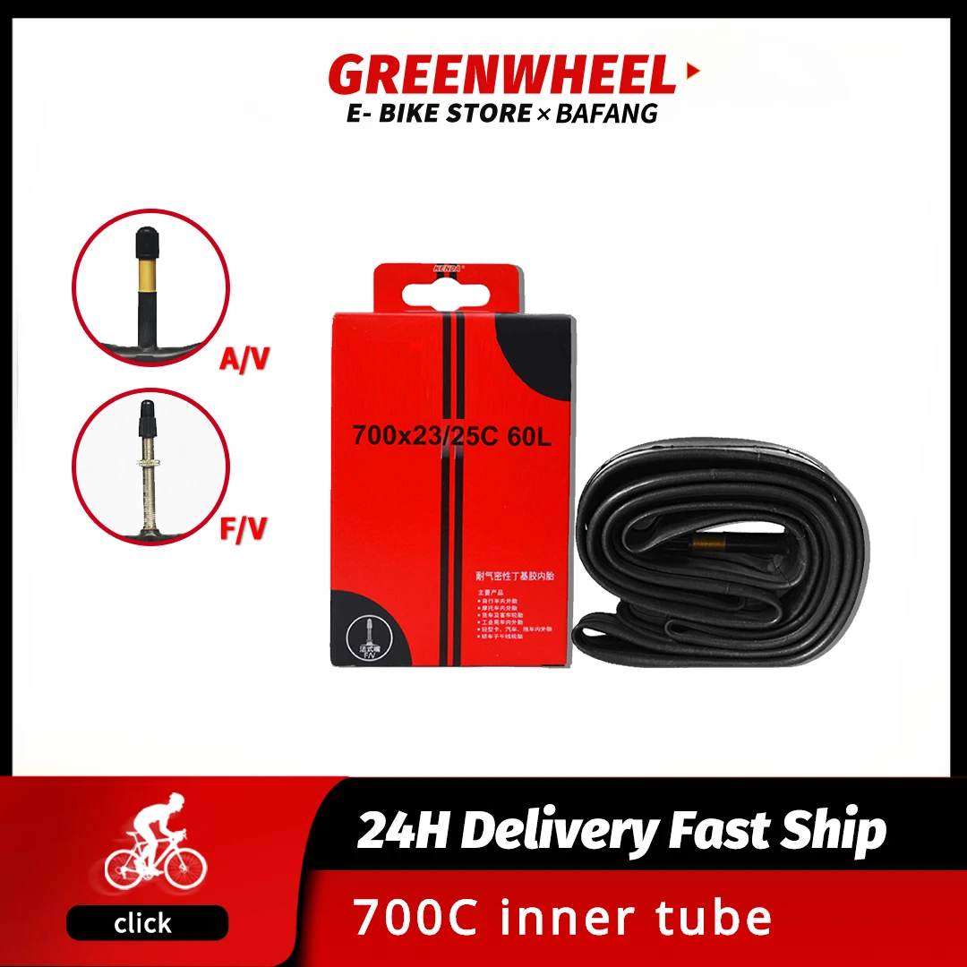 

Bicycle Tire Inner Tube 700C 18-23C 23-25C 28-32C 35-43C 45C Camera Schrader Presta Valve Inner Tube Road Bike Tyre