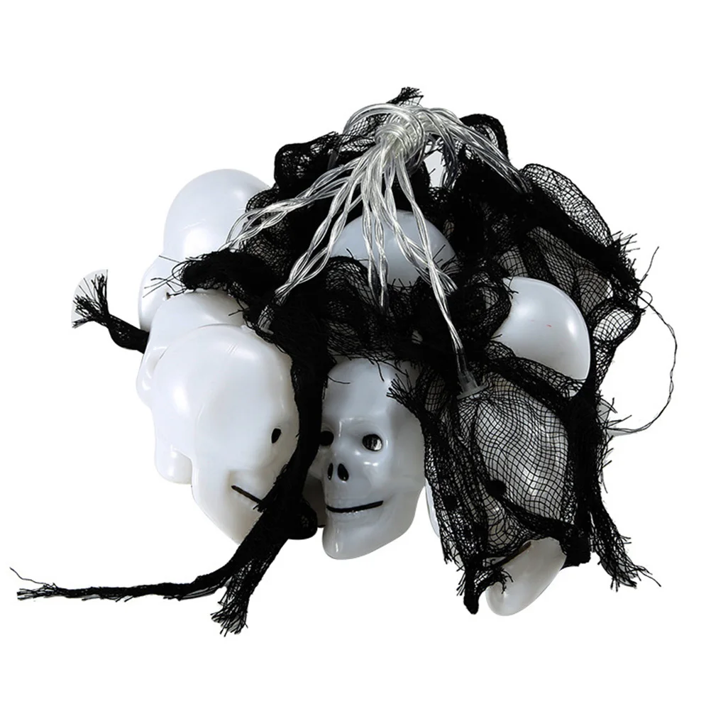 

Skull String Lights 3M Waterproof Lamp Beads Decorative Halloween Props Indoor Outdoor Garden Party DIY