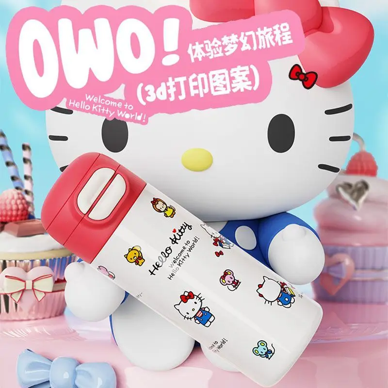 316Sus سانريو كوب عازل مرحبا كيتي سينامورول كورومي Kawaii مستقيم شرب كوب جودة عالية عالية المظهر فتاة هدية