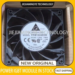 Original FFB1224XHE Boosting high speed 12038 24V 3.90A All metal fan 12CM