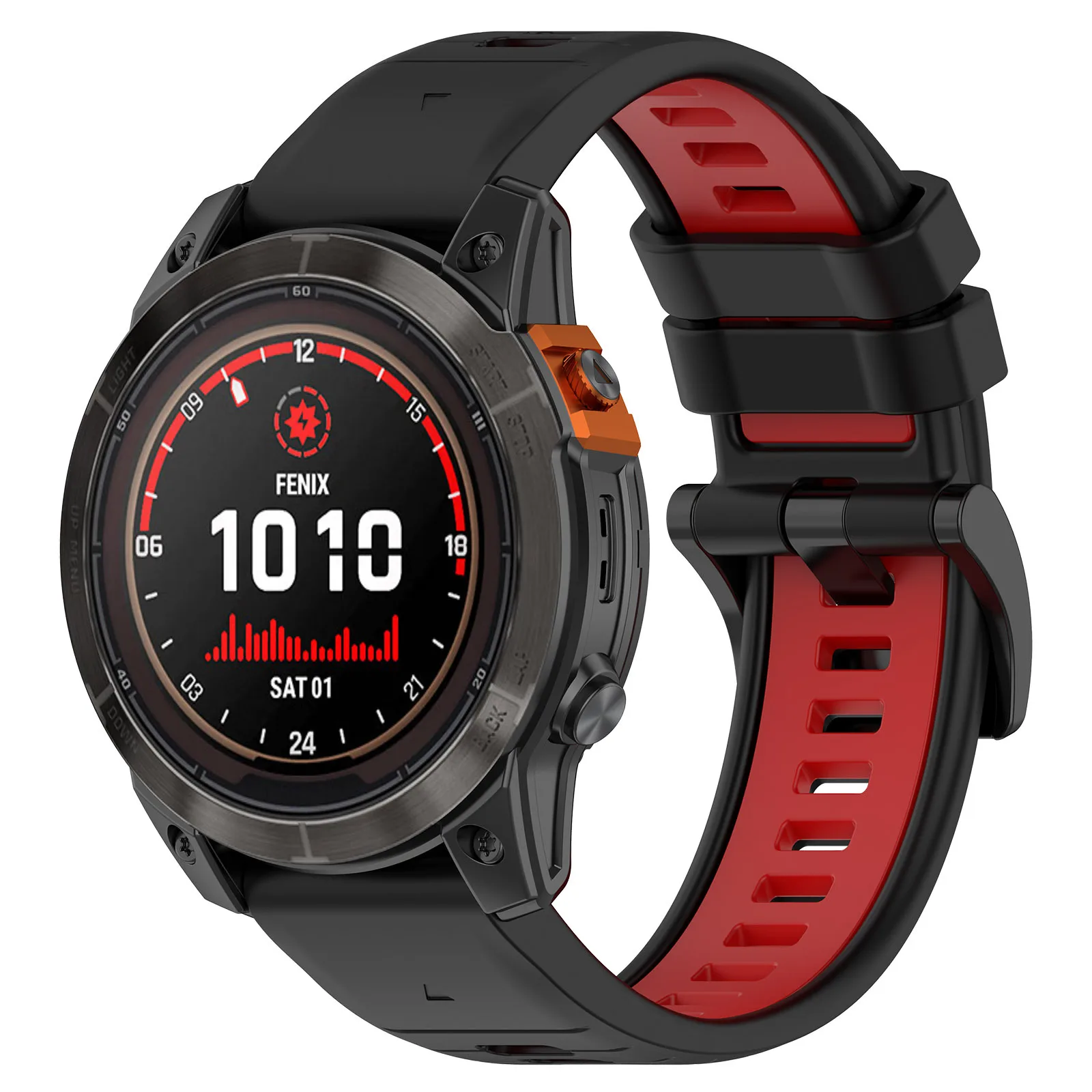 Pulseira de silicone de 22mm para garmin fenix 8/e/7/6 pro/quatix 5/epix/instinct/marq/965 955 pulseira de relógio inteligente