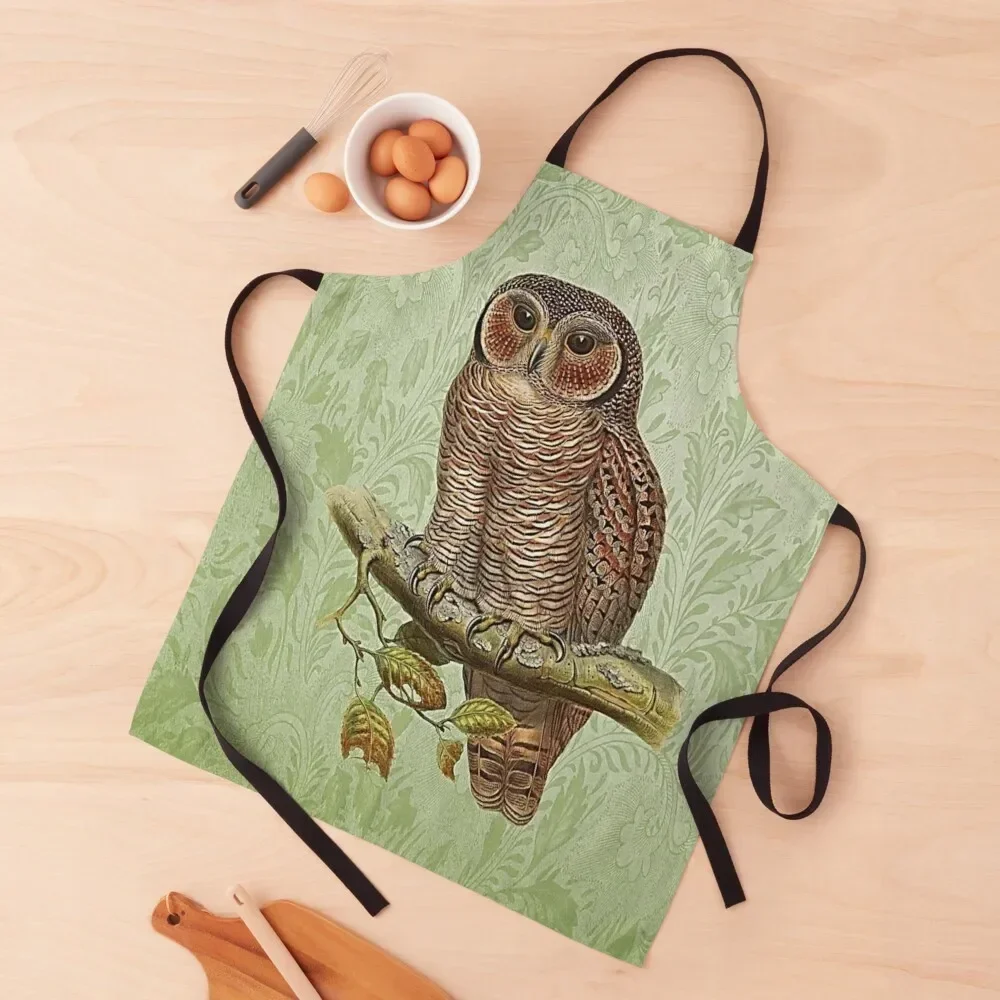 

The Wise Old Owl Apron Men'ss Beauty For Kitchen Kitchen Accessories 2022 Apron