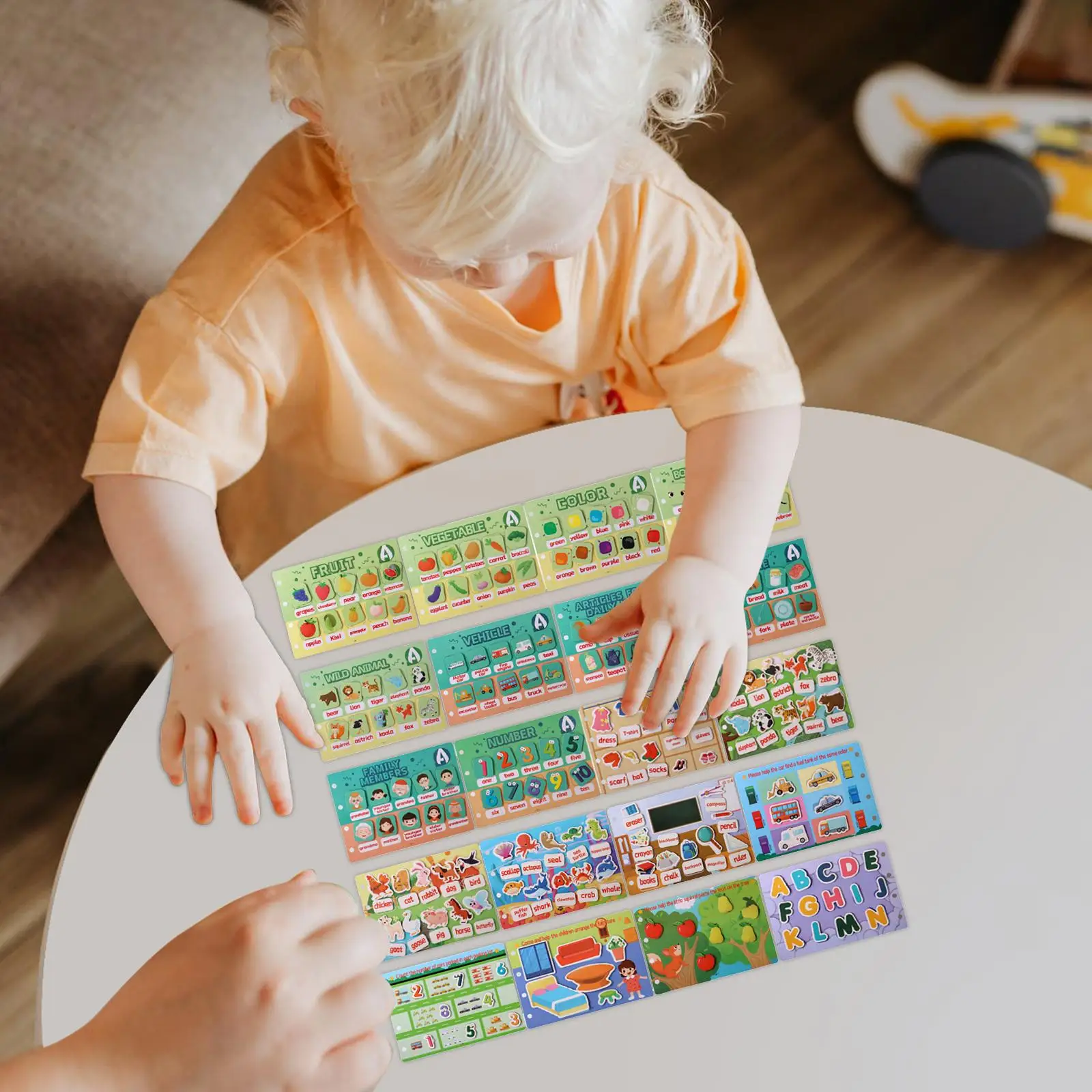 Libros de actividades interactivas para niños en edad preescolar, libros de actividades de aprendizaje