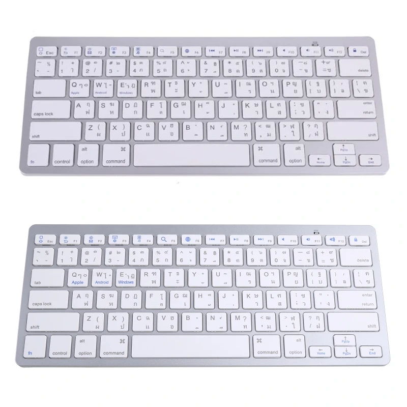 Ergonomic Keyboard Thailand 78 Keys Mechanical Keyboard USB Wireless Bluetooth-compatible Keyboard USB Keypad