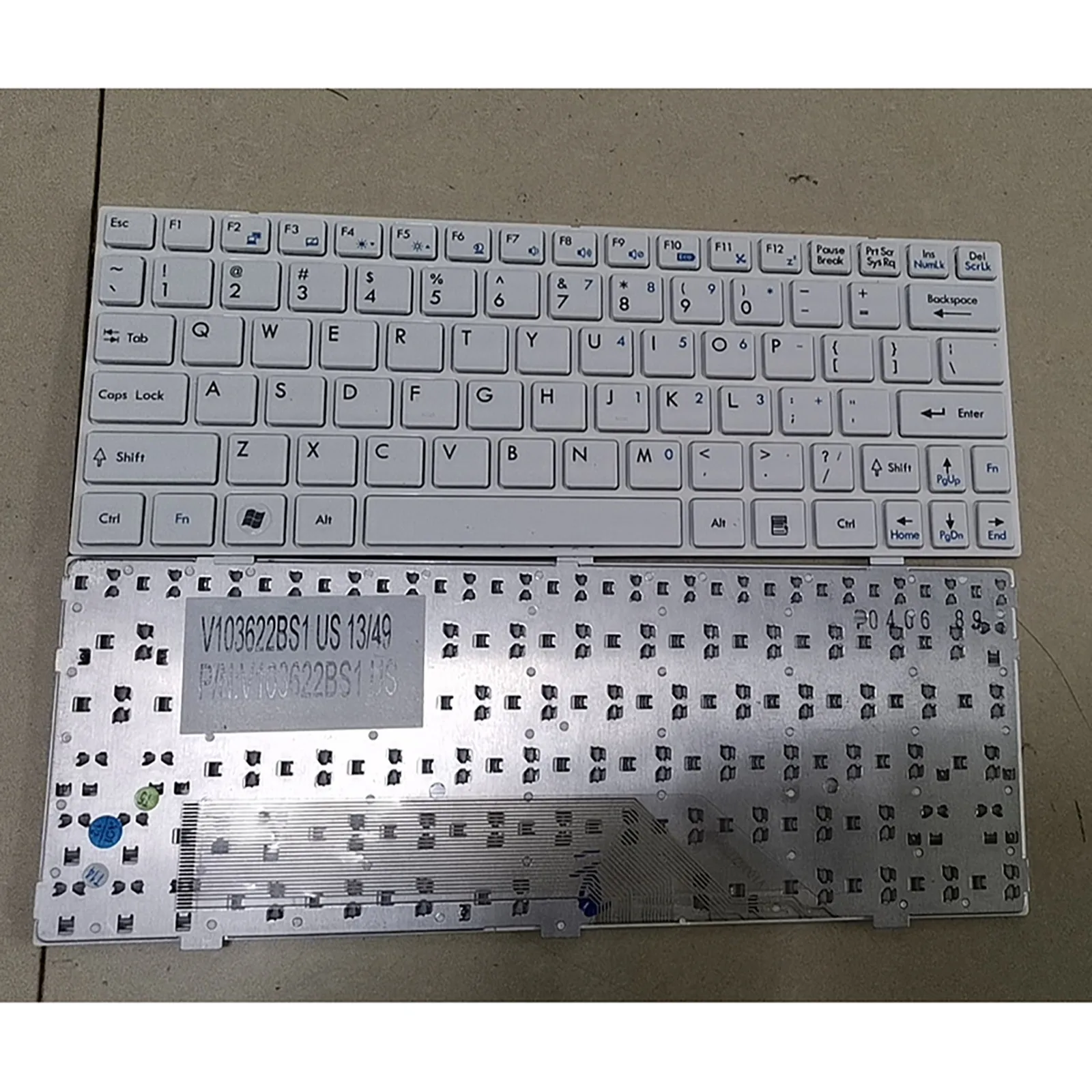 

US layout for MSI Wind U135 U135DX U160 V103622BS1 laptop keyboard
