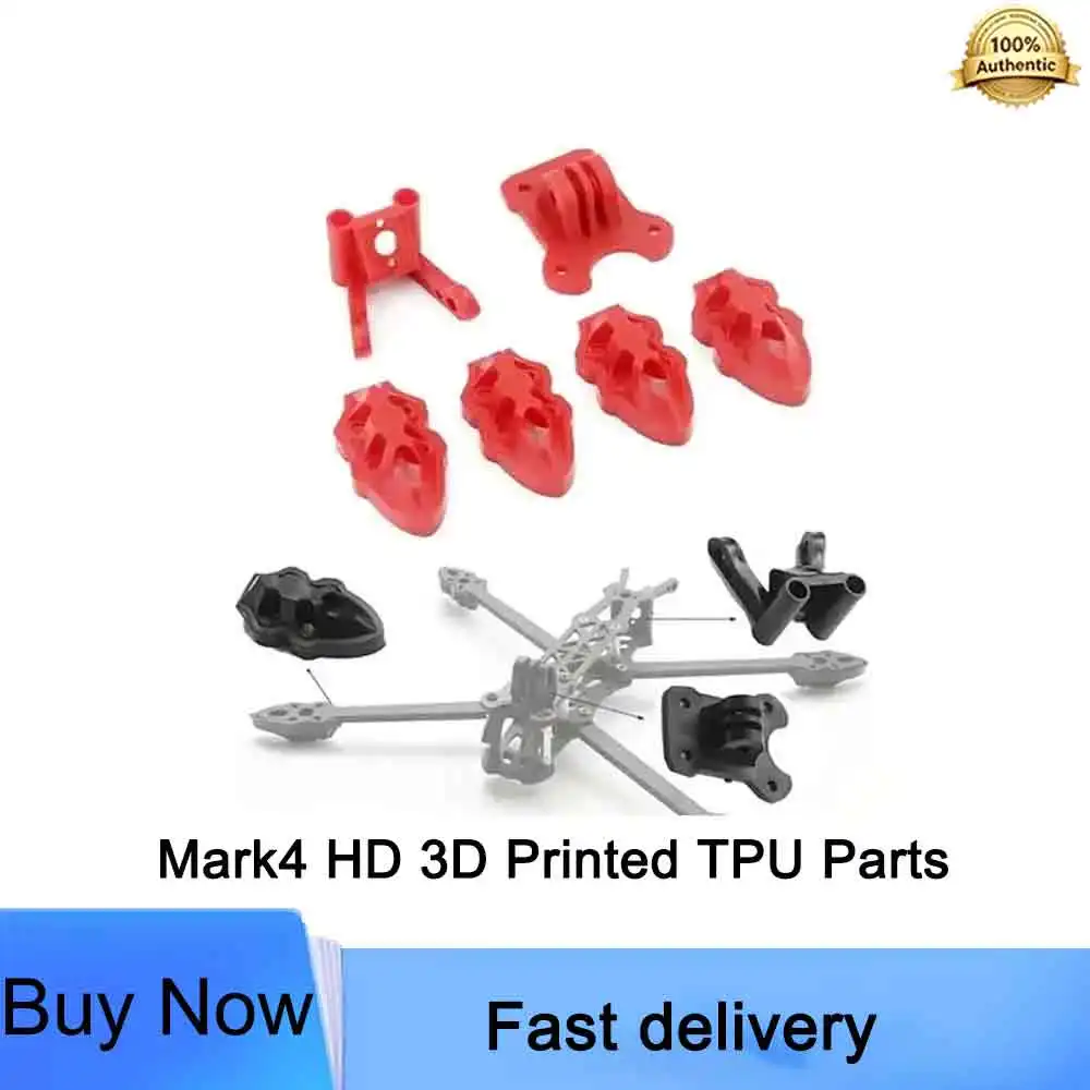 TPU 3D Printed Flexible Base FPV Drone Front Mount Camera Protector Bumper Set For FPV Quadcopter Frame Multiple Colors