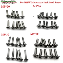 Vis en acier inoxydable pour coque de moto, vis pour BMW Runder GS, R1100GS, R1150GS, Kunder LT, K1300S, R1100RT, R1150RT -2013