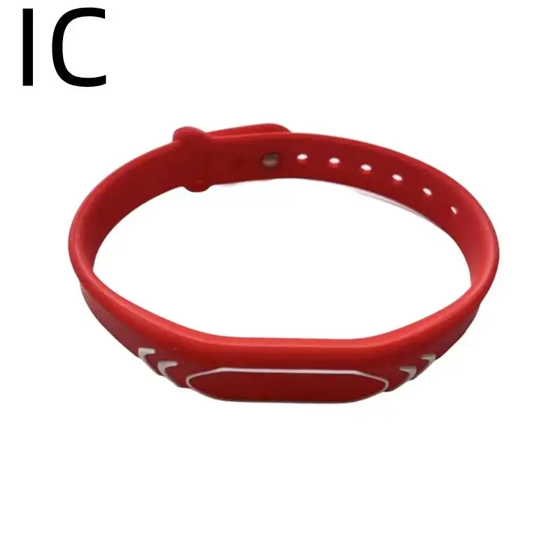 1Pcs IC 13.56MHz FM11RF08 1K S50 Bracelet Silicone Waterproof Read Only Keyfob Keychain NFC Tag Wristband Watch RFID Card