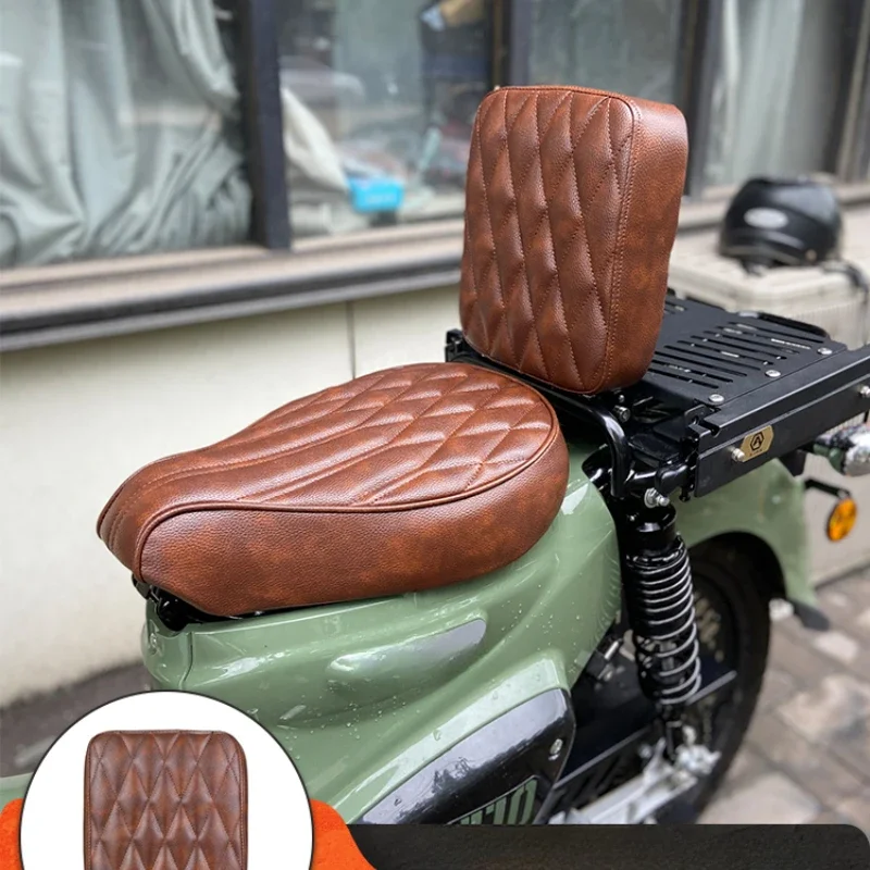 Applicable to cub CC110/yemi wild rice/Jialing coco125X modified rear seat cushion flip backrest tail frame