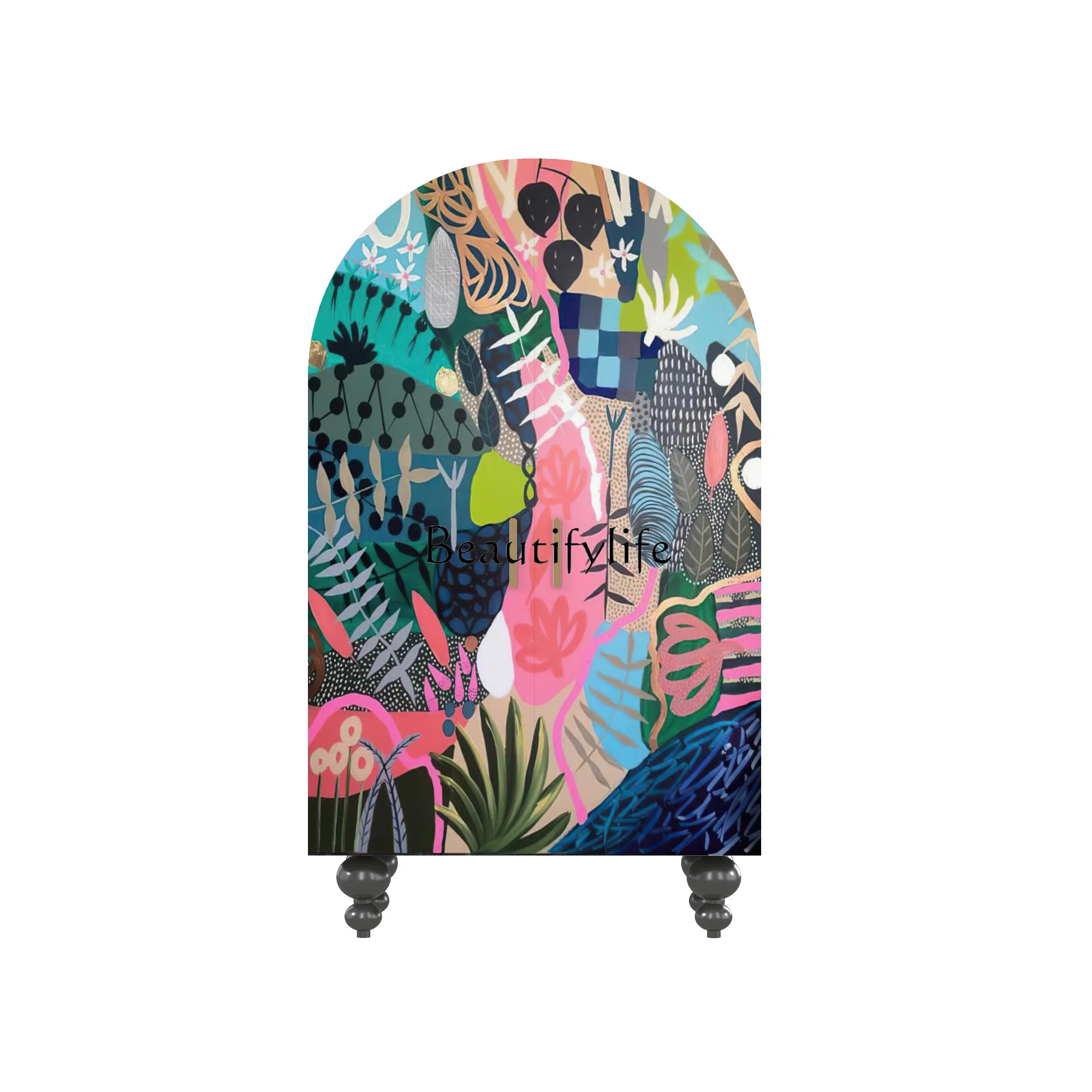 

yj21 Nordic wabi style solid wood wardrobe double door removable cloakroom storage locker