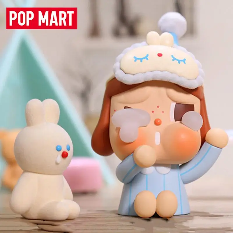 

POP MART CRYBABY Blue Pajama Elevator Series Mystery Box Genuine Blind Box Guess Toys Bag Ornament Figurines Home Decor Desktop