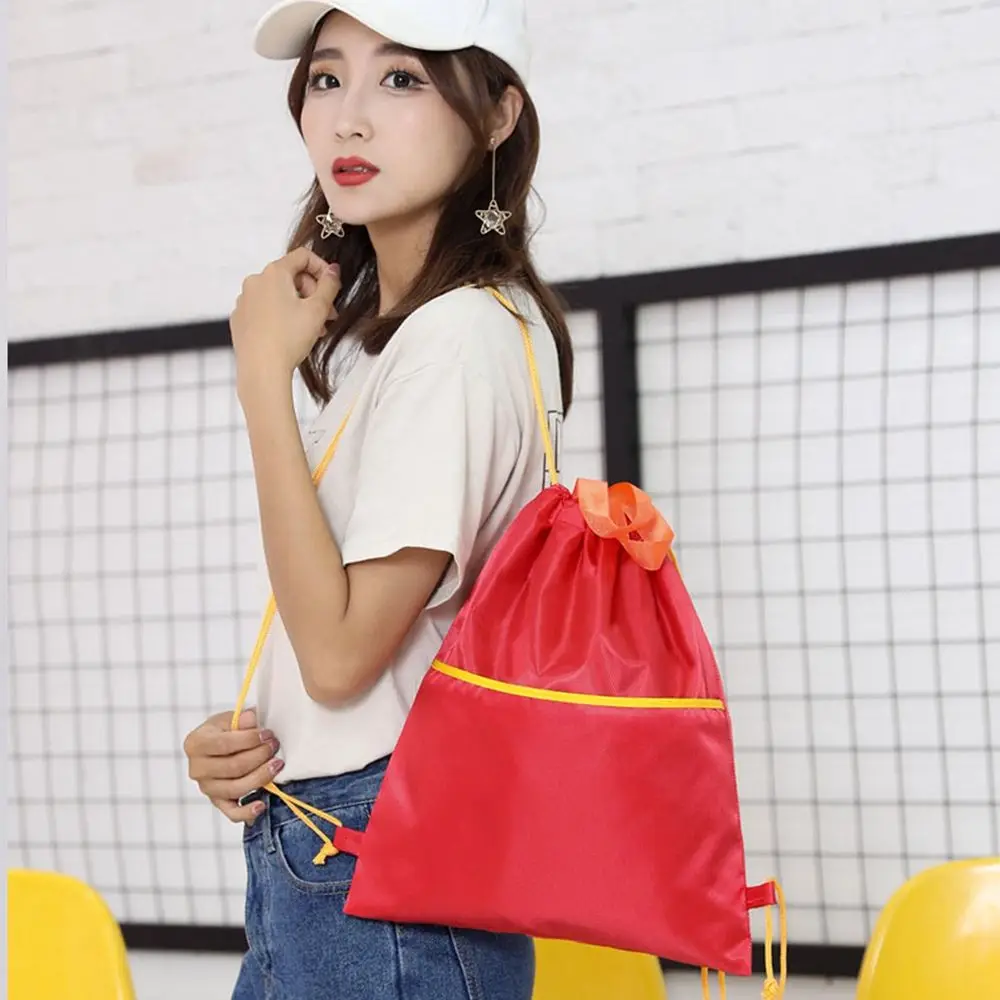 

Drawstring Pocket Storage Bag Riding Mountaineering Bag Drawstring Bag Portable Sports Bag Outdoor Backpack Travel Bag