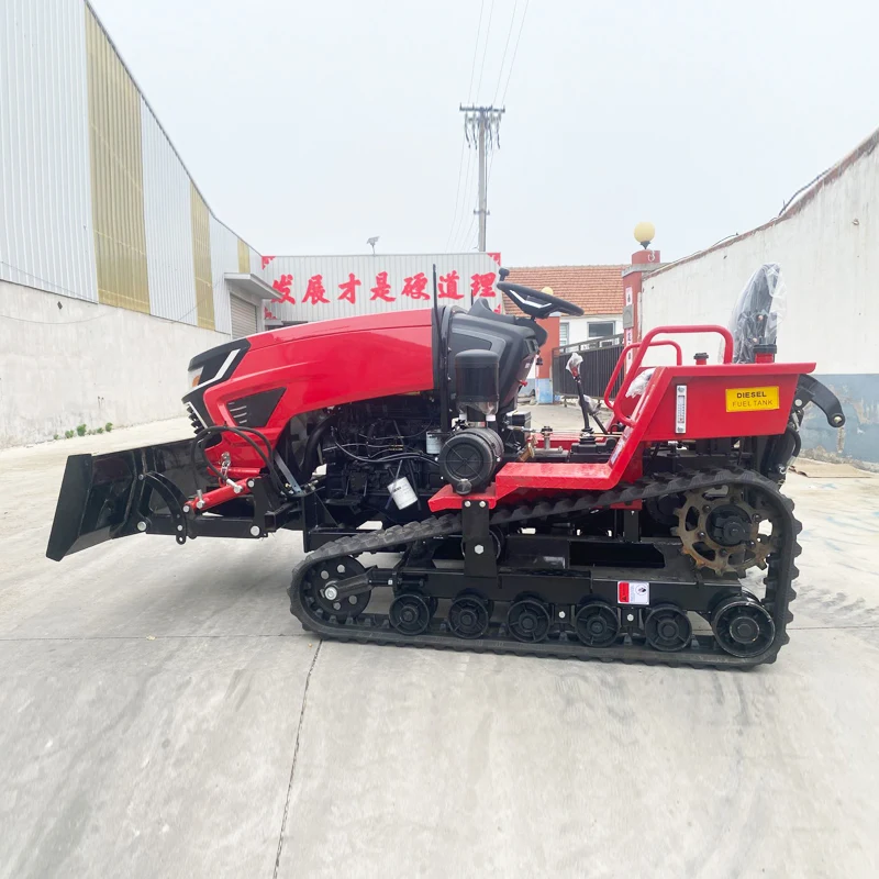 

Customized Ride-On Plowing Tractor Featuring Rotary Tiller, Micro Tiller, Crawler Structure and Cultivator