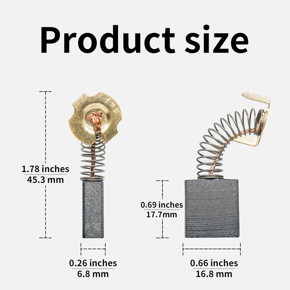 Koolmotorborstels Compatibel Voor Dewalt D24000/Dw713 Verstekzaag, Schuiftafelzaag, Vervangingsonderdeel Elektrisch Gereedschap