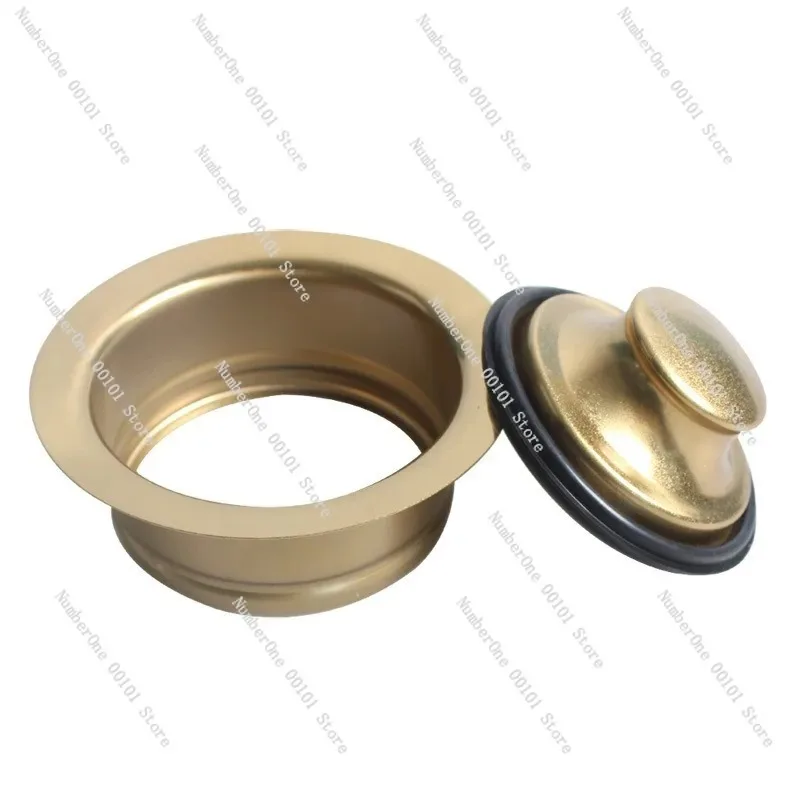 

Измельчитель кухонных отходов с золотым покрытием PVD XK320, мощная пищевая мясорубка для сливов раковины