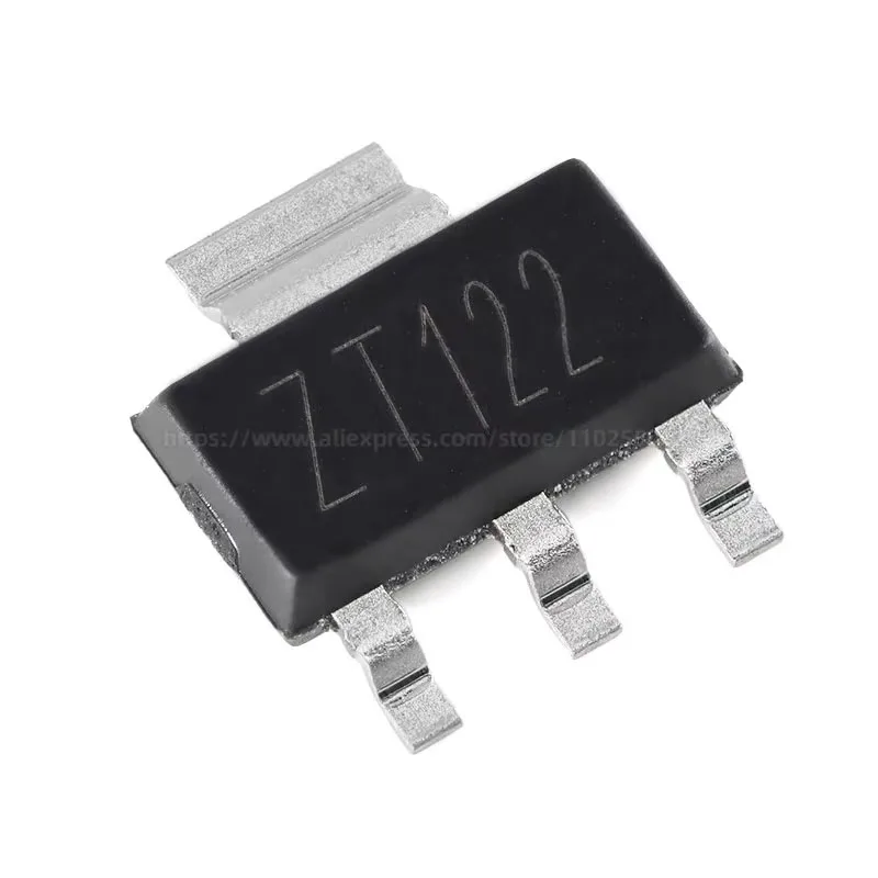 10PCS CZT127 ZT127 CZT122 ZT122 SOT-223 100V 5A 1W NPN PNP Darlington transistor SMD