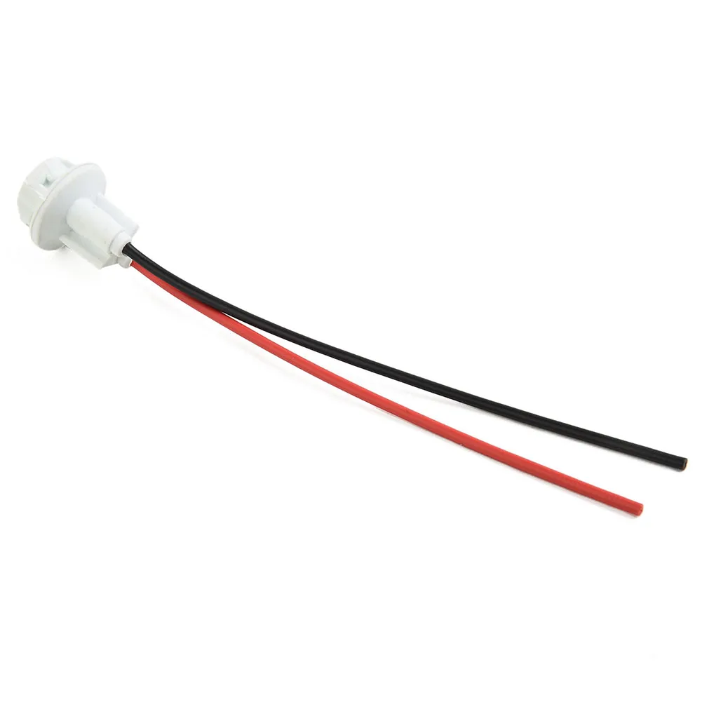 1pc Socket Easy To Use Single White 15cm Long Electric Vehicles For Motorcycles Instrument Light Socket