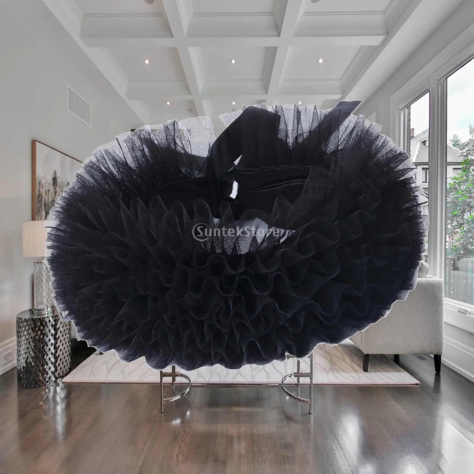 Renaissance Ruffle Collars Fluffy Clown Neckwear for Reenactment Larp