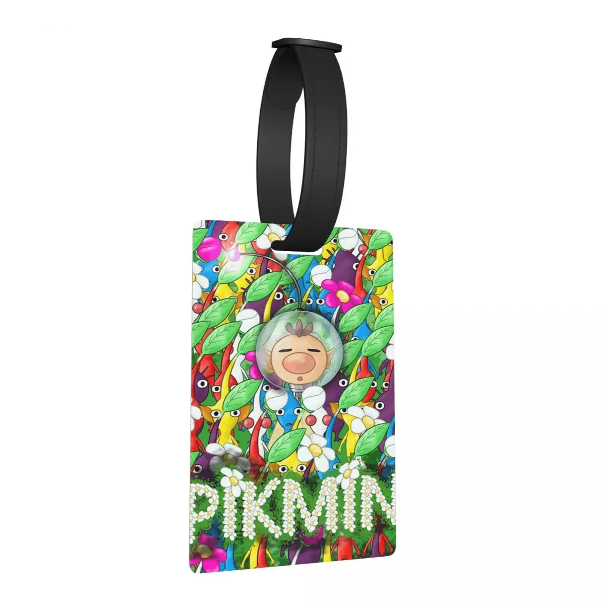 Pikmin مجهول Olimar علامات الأمتعة حقيبة الملحقات السفر موضة الأمتعة الصعود علامة التسمية حامل معرف اسم العنوان #1