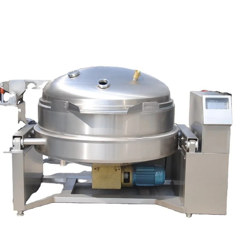 Industrial Cooker Large Commercial Electric Cooking Pot Hot Sauce Making Machine