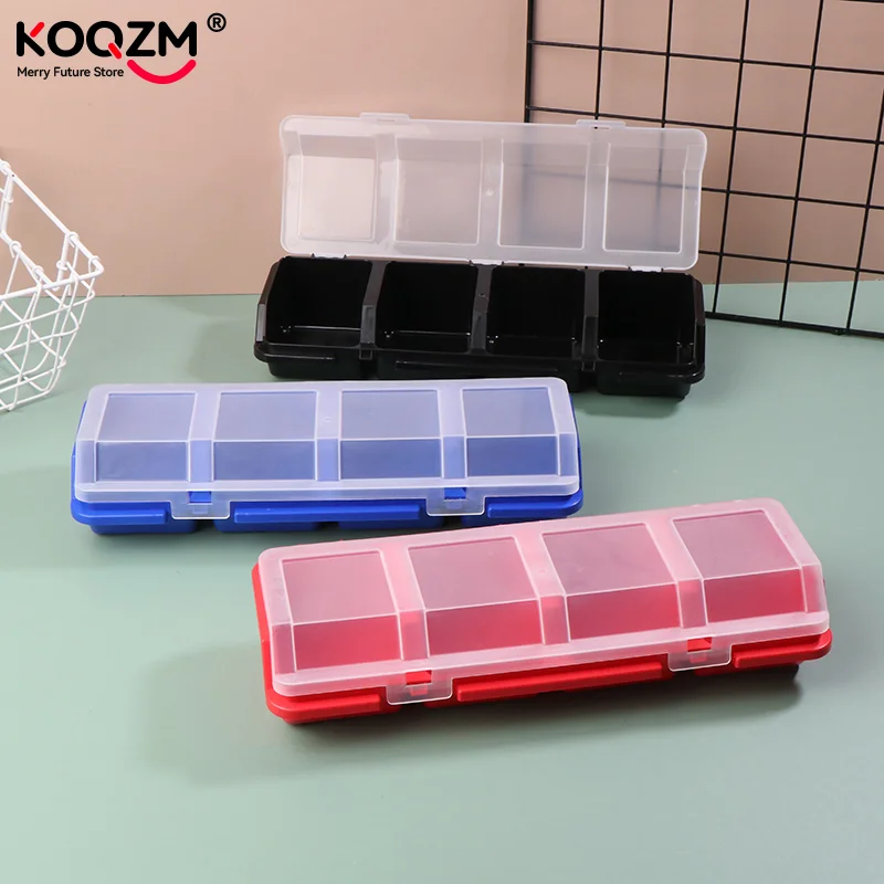 Pudełko organizer z wieloma przegródkami na śrubki i drobne części, wytrzymałe plastikowe pudełko do przechowywania narzędzi, sprzętu i biżuterii.