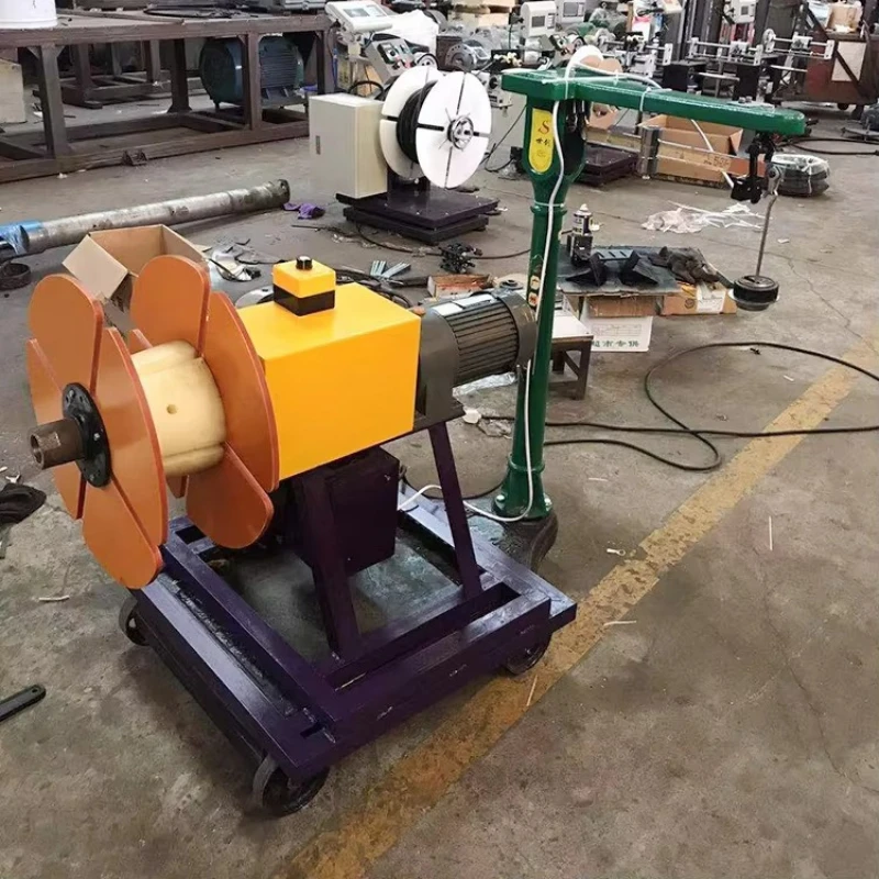Industrial single and double station winding machine Plastic pipe coiler Winding machine