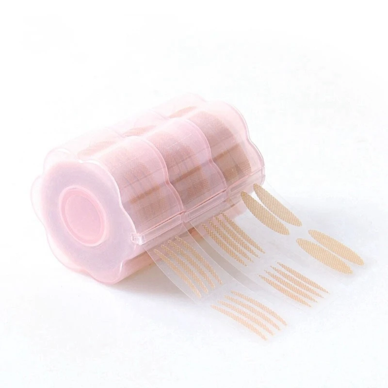 wholesale 600 pièces dentelle Double paupière Patch fleur de prunier Type Invisible Patch pour les yeux rouleau auto-adhésif Type d'olive outil de livraison