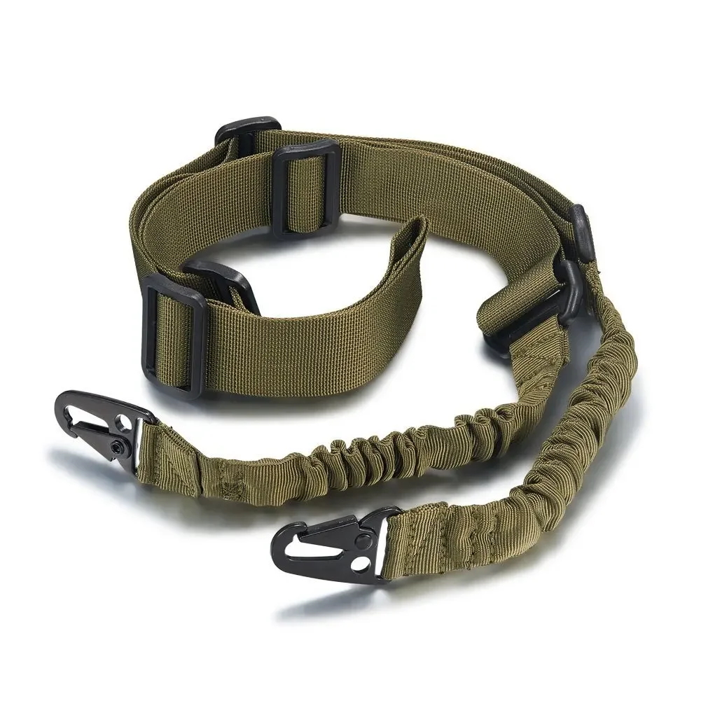 2-Punkt Sling Schultergurt Outdoor Rifle Sling Schultergurt Metallschnalle Gürtel Jagdzubehör