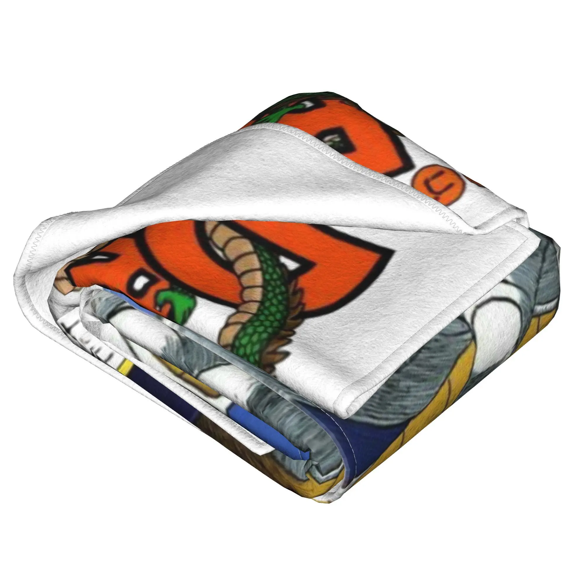Dragon Ball Goku vs Great Ape Dekenhoes Fuzzy Gooi Dekens Zomer Airconditioning Draagbare Zachte Warme Spreien,
