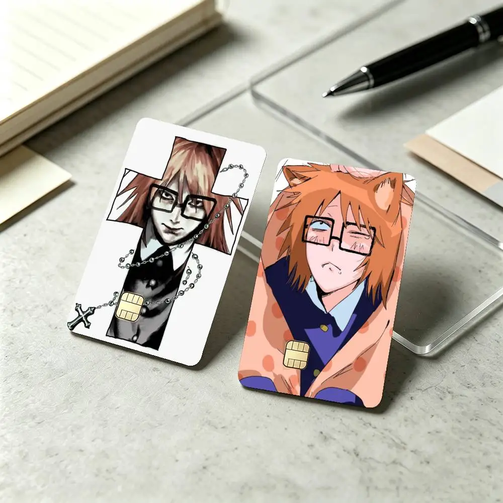R-Ranfren Anime HD Waterproof Card Skins Protective Stickers for Credit Bank Game Cards